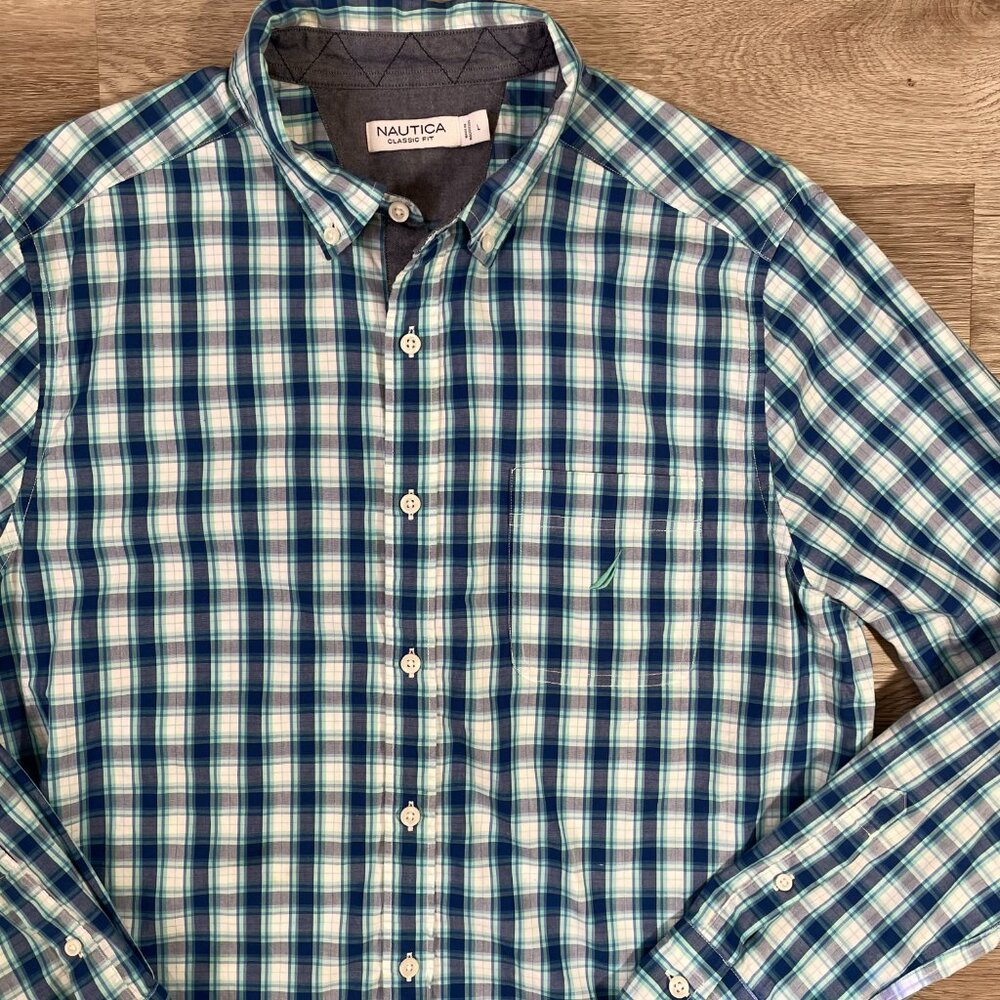 Blue Button Down Shirt - Picture 2 of 13